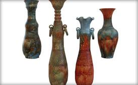 Jarrones de barro de Pereruela