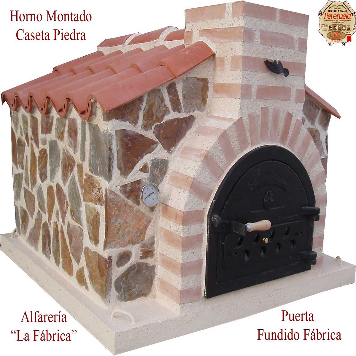  HORNO MONTADO CASETA PIEDRA