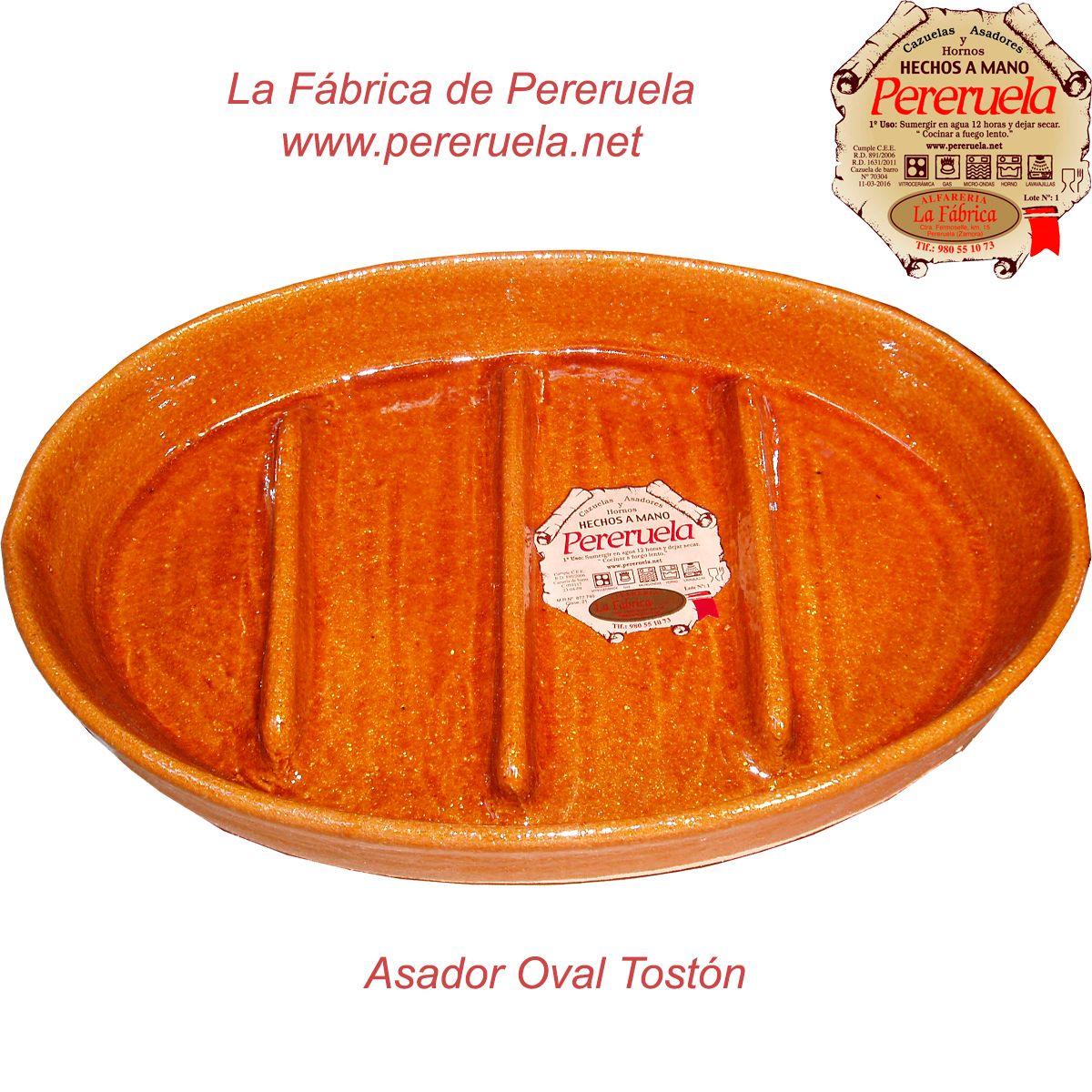 Asador Oval Tostón