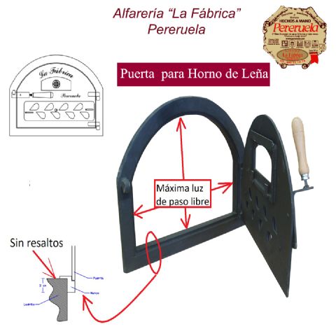 CONJUNTO DE ACCESORIOS PARA HORNO DE LEÑA