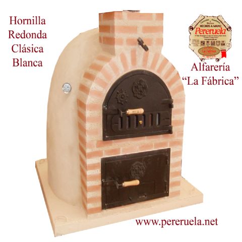 HORNILLA REDONDA CLÁSICA BLANCA