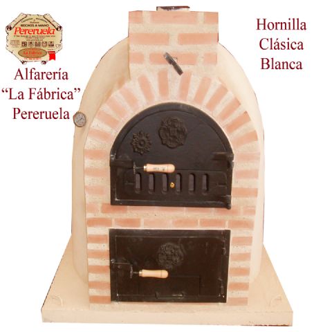 HORNILLA REDONDA CLÁSICA BLANCA