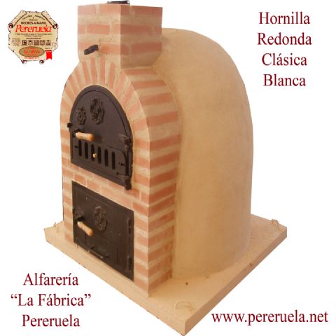 HORNILLA REDONDA CLÁSICA BLANCA