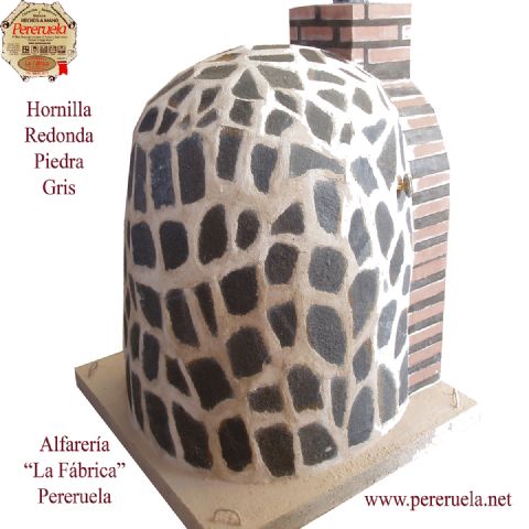 HORNILLA REDONDA PIEDRA GRIS