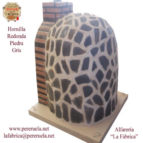 HORNILLA REDONDA PIEDRA GRIS