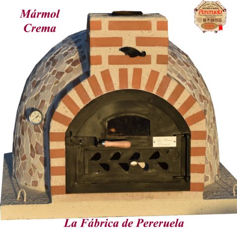 Horno  Montado MARMOL CREMA