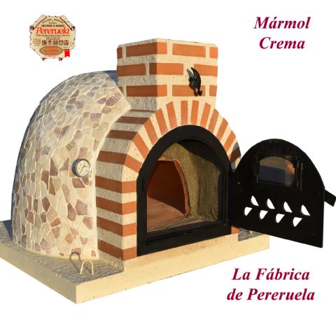 Horno  Montado MARMOL CREMA