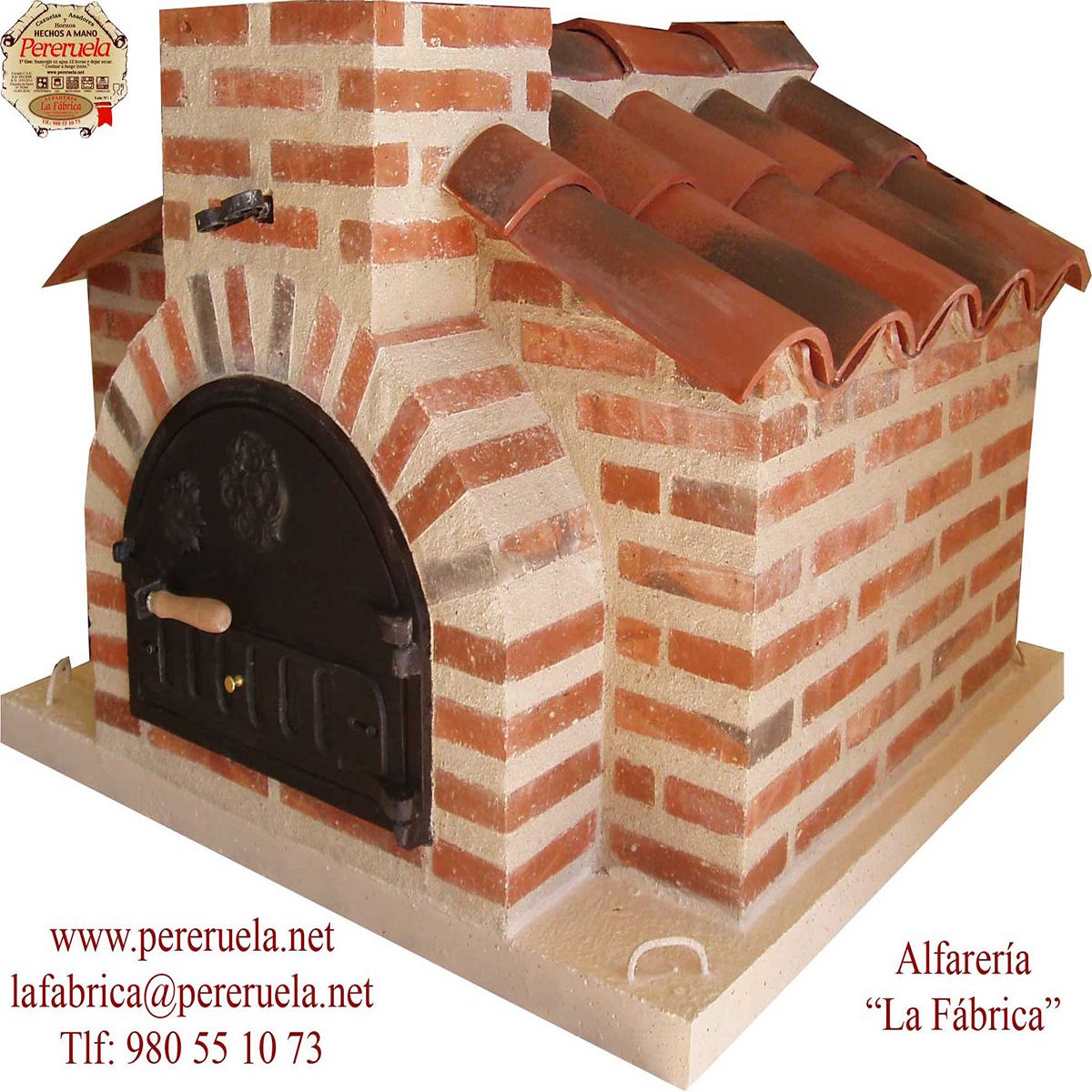 HORNO MONTADO CASETA LADRILLO RUSTICO