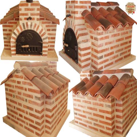 HORNO MONTADO CASETA LADRILLO RÚSTICO