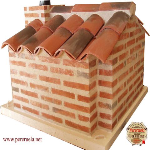 HORNO MONTADO CASETA LADRILLO RÚSTICO