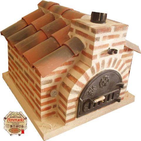 HORNO MONTADO CASETA LADRILLO RÚSTICO