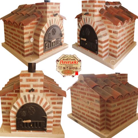 HORNO MONTADO CASETA LADRILLO RÚSTICO