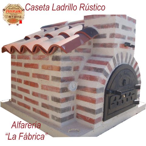 HORNO MONTADO CASETA LADRILLO RÚSTICO