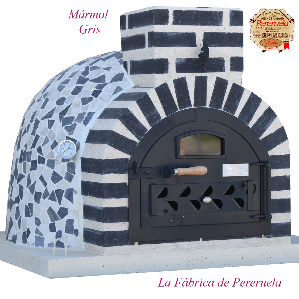 HORNO MONTADO MARMOL GRIS