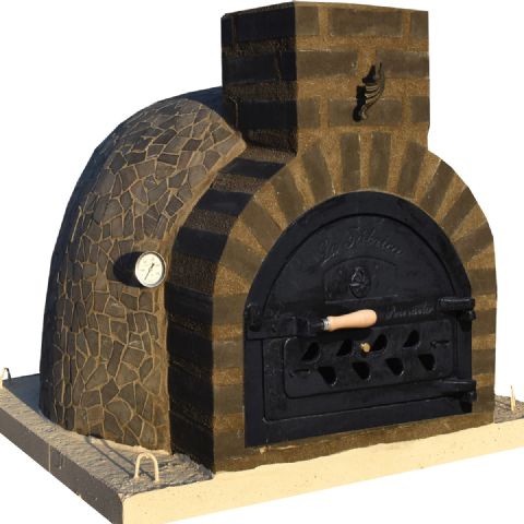 HORNO MONTADO MARMOL NEGRO