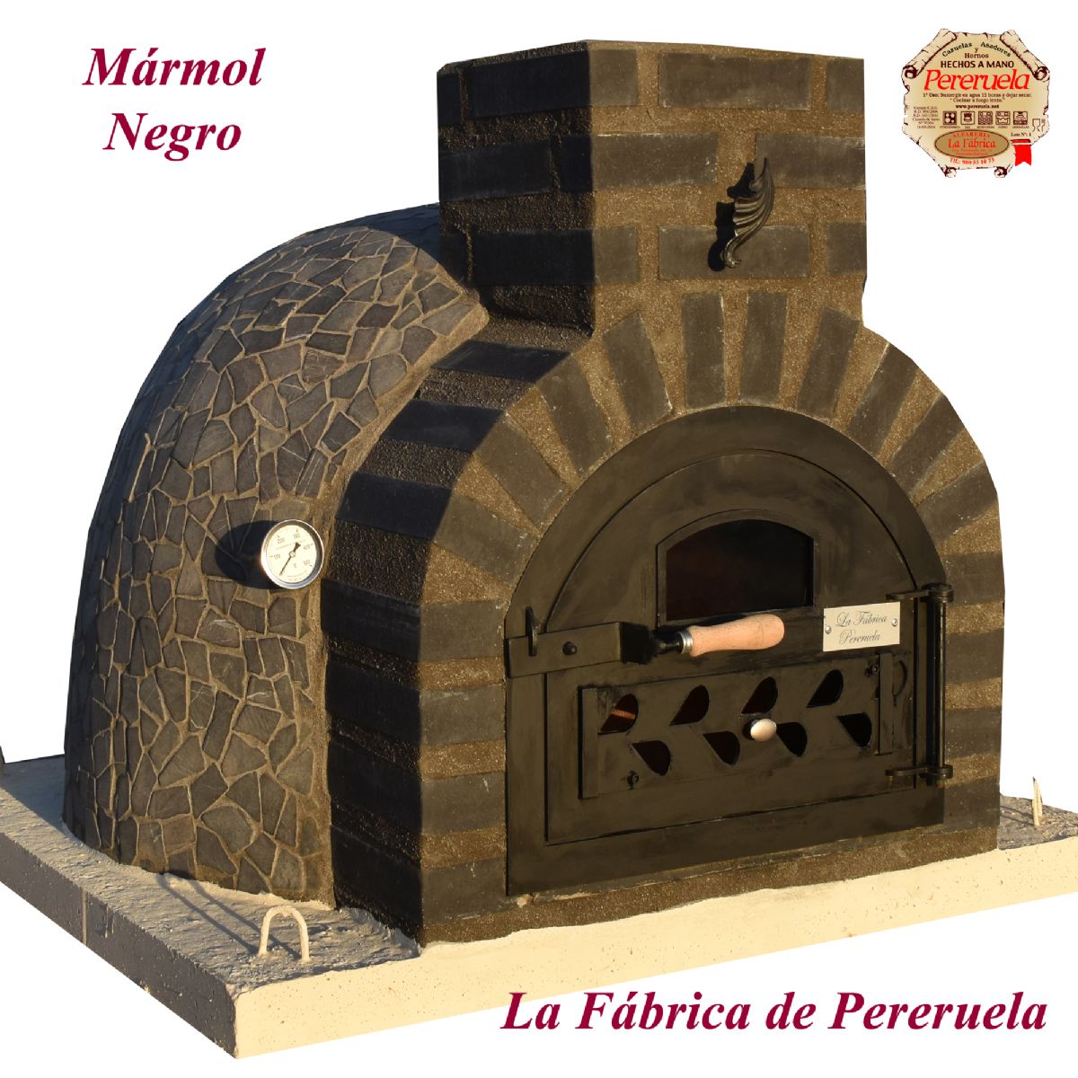 HORNO MONTADO MARMOL NEGRO