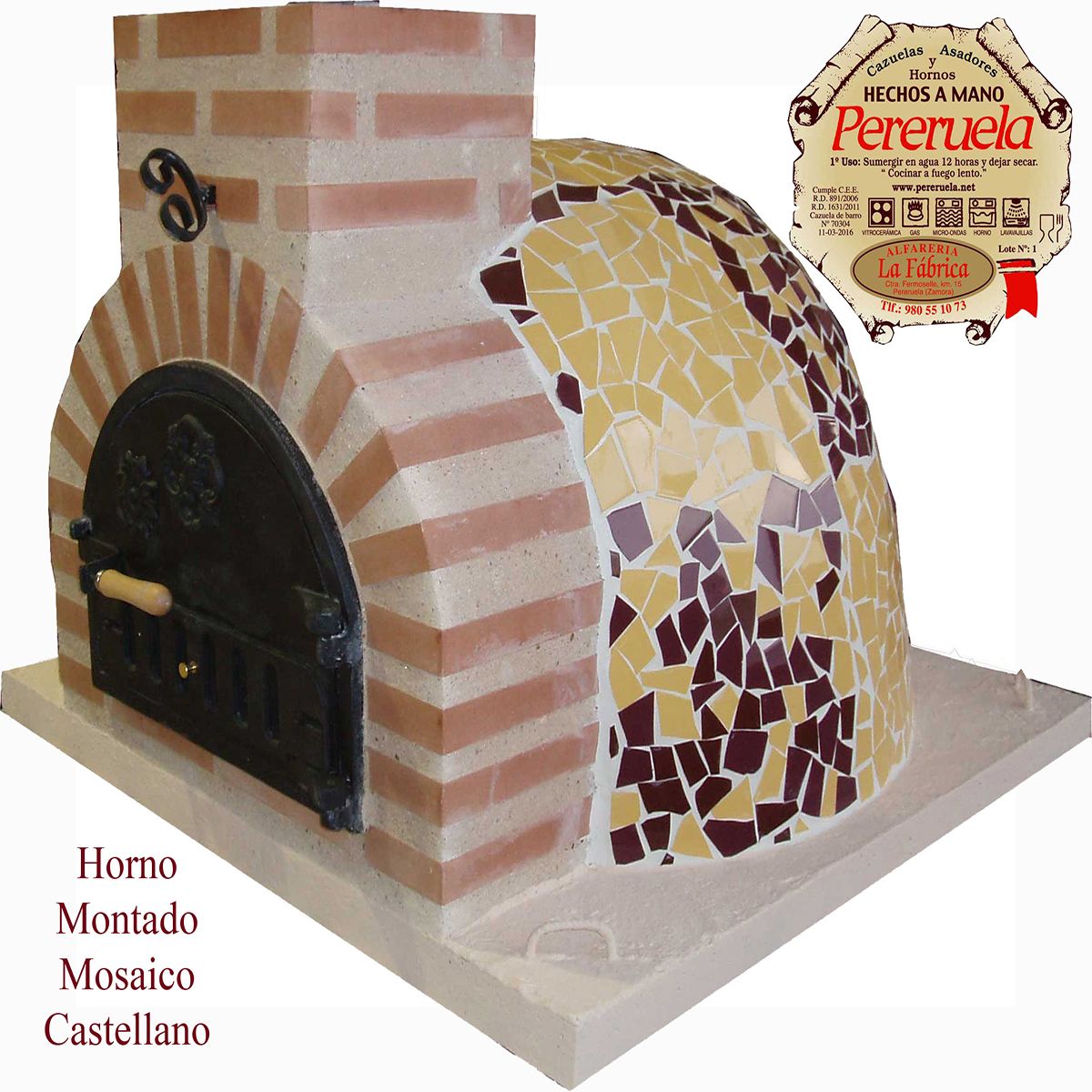 HORNO MONTADO MOSAICO CASTELLANO