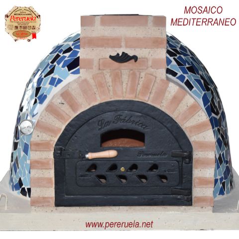 HORNO MONTADO MOSAICO MEDITERRANEO