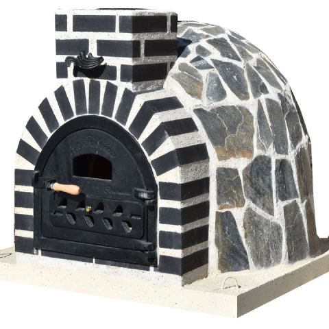 HORNO MONTADO PIEDRA GRIS