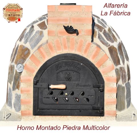 HORNO MONTADO PIEDRA MULTICOLOR