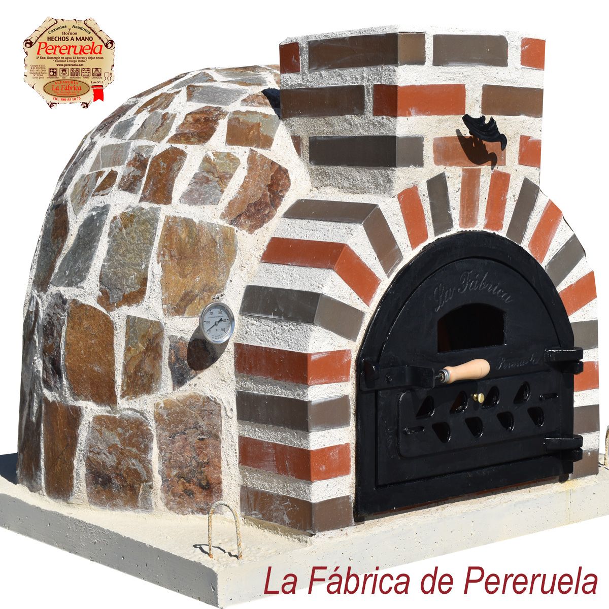 Horno Montado Piedra Multicolor Especial