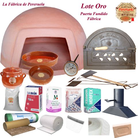 LOTE ORO. HORNO DE LEÑA.