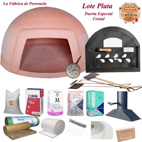 LOTE PLATA. HORNO DE LEÑA.