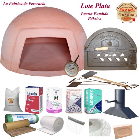 LOTE PLATA. HORNO DE LEÑA.