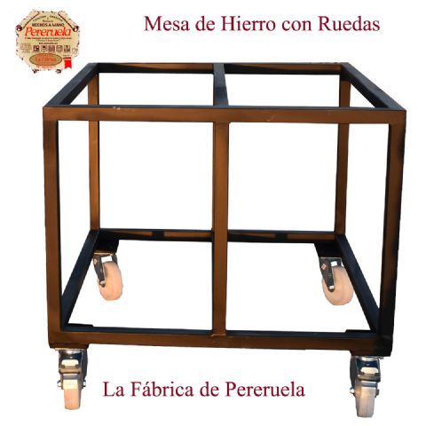 Mesa de Hierro con Ruedas