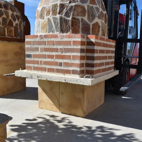 MESA SALOMÓNICA PARA HORNILLA