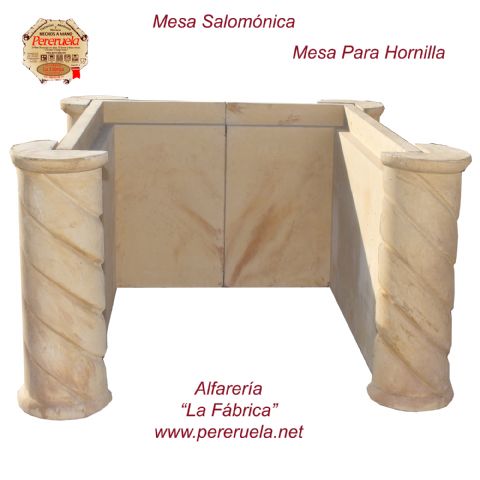MESA SALOMÓNICA PARA HORNILLA