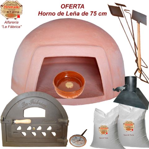Alfarería La Fábrica: OFERTA HORNO DE LEÑA DE 75 CM