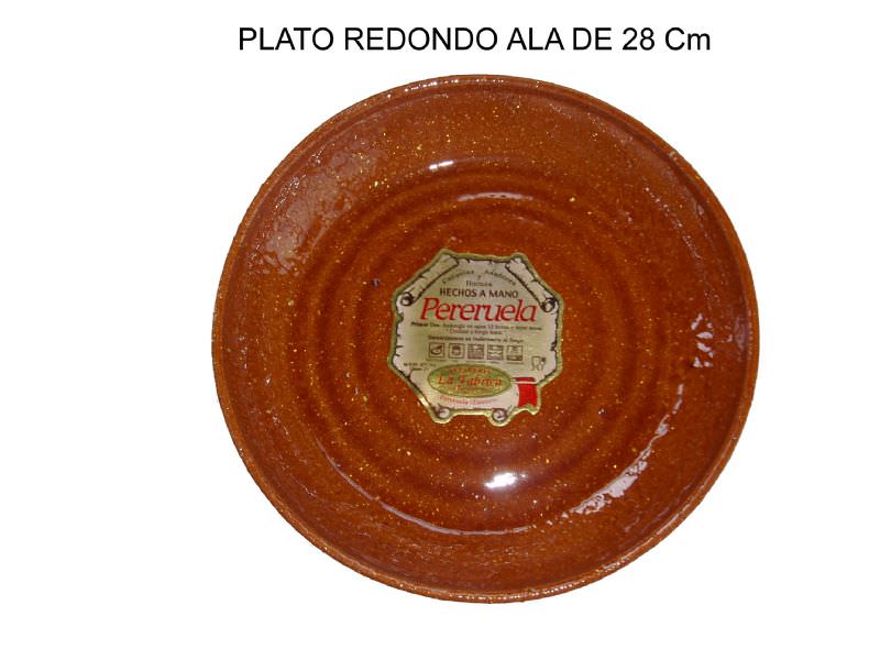 Plato Redondo Ala