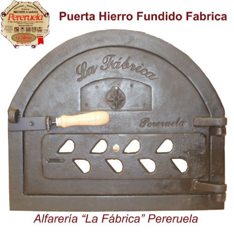 PUERTA HIERRO FUNDIDO FABRICA