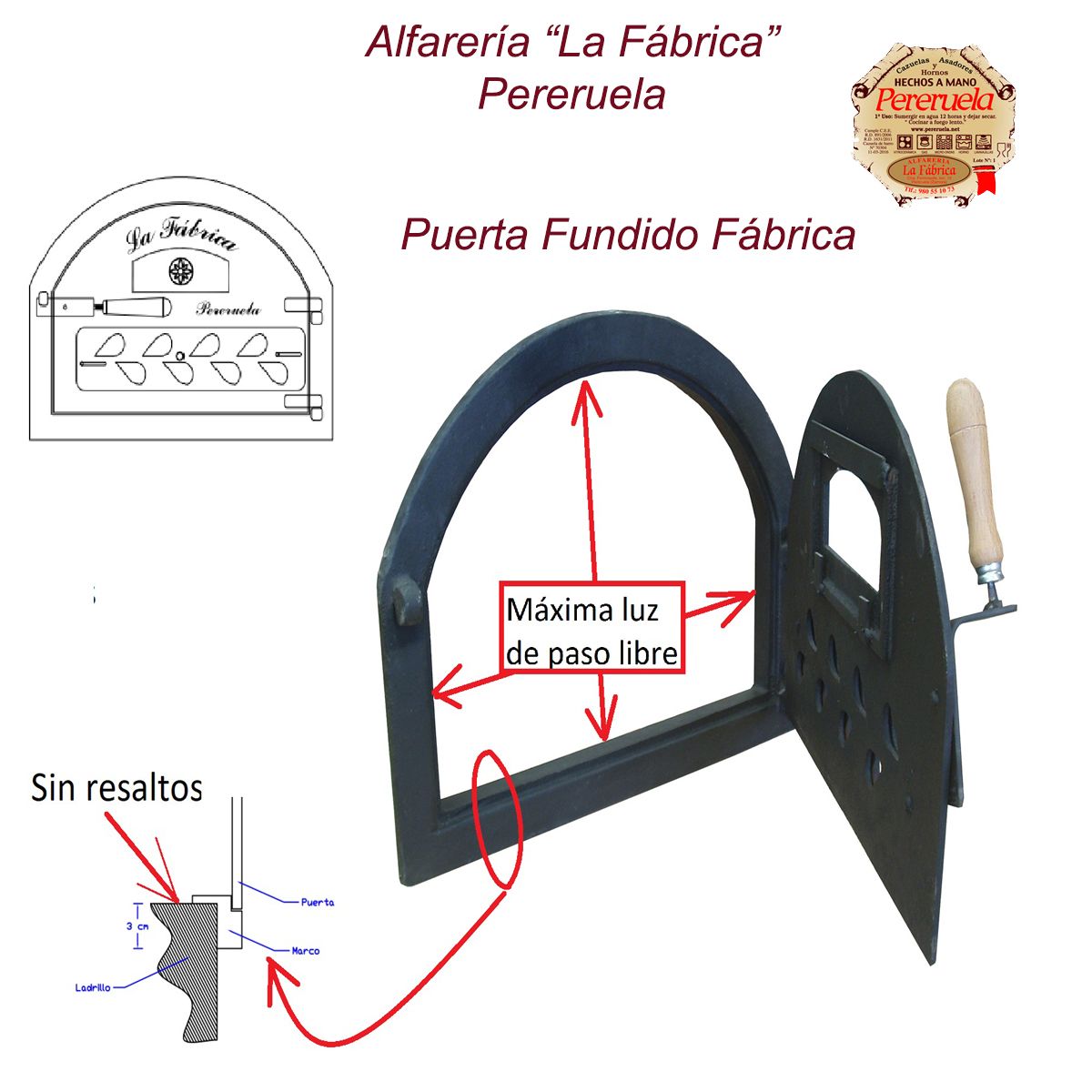 CÓMO HACER PUERTA DE HIERRO para horno de leña © 