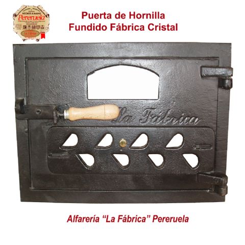 Puerta Hornilla Fundido Fábrica Cristal