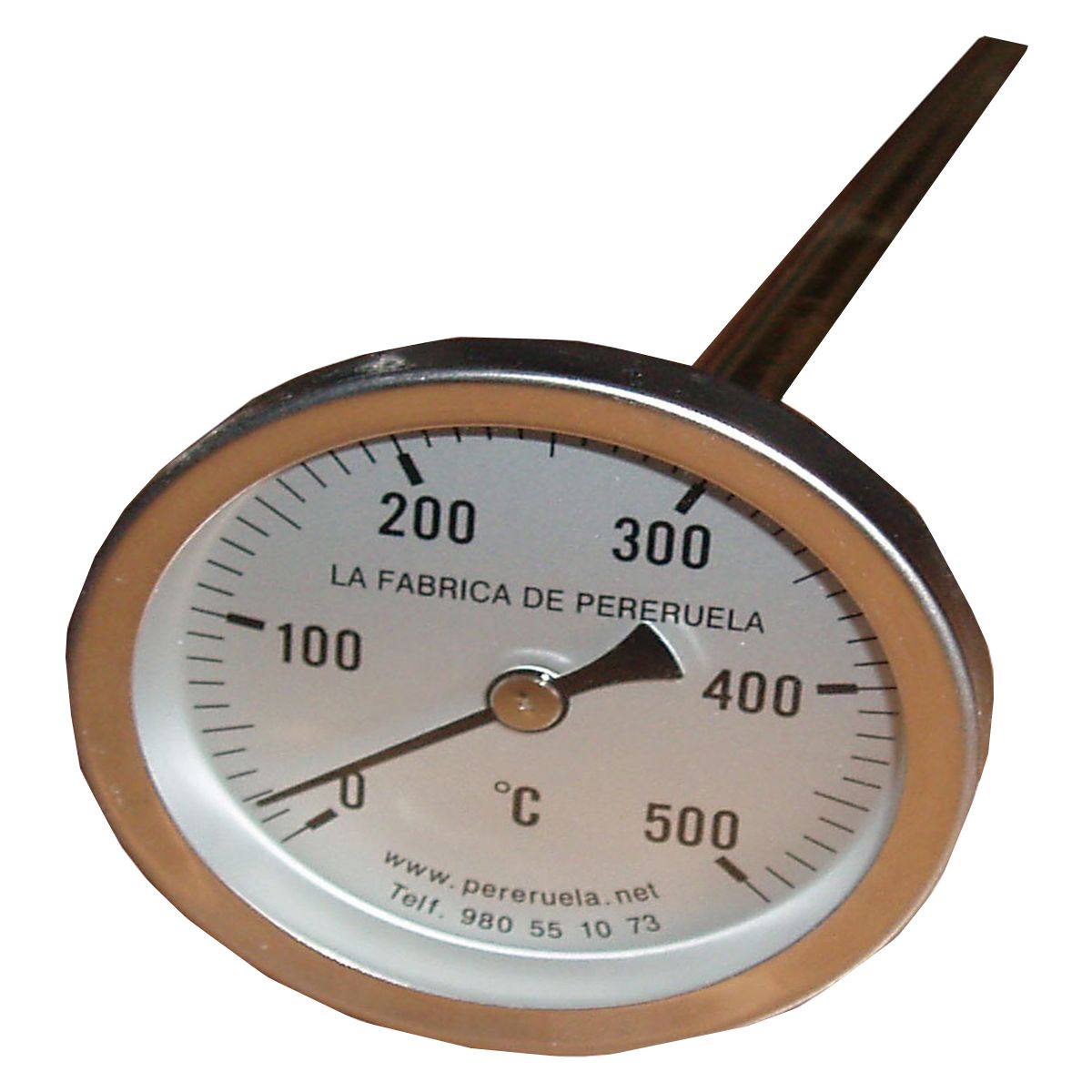 Termometros bimetálicos para puertas de hornos de leña
